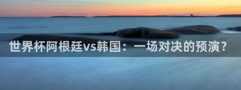 世界杯预选赛亚洲区积分榜：世界杯阿根廷vs韩国：一场对决的预演？